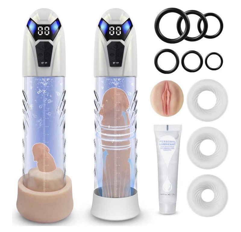 Male Penis Pump Adult Sex Toys for Men Automatic Enlargers & Extend Pump for Men