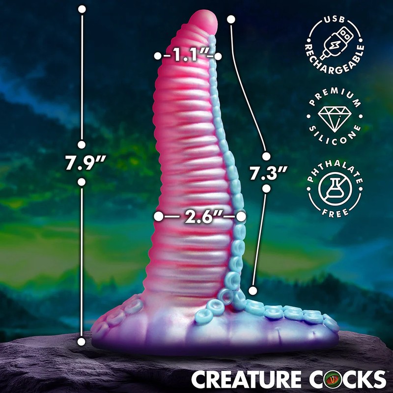 Creature Cocks Mega-Tenta Vibrating Silicone Dildo gallery