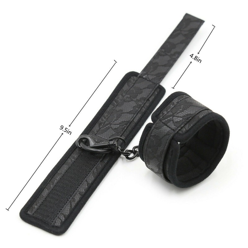 BDSM Bondage Restraints Handcuffs Ankle Cuffs Lace Sex Toys for Adult Couple gallery
