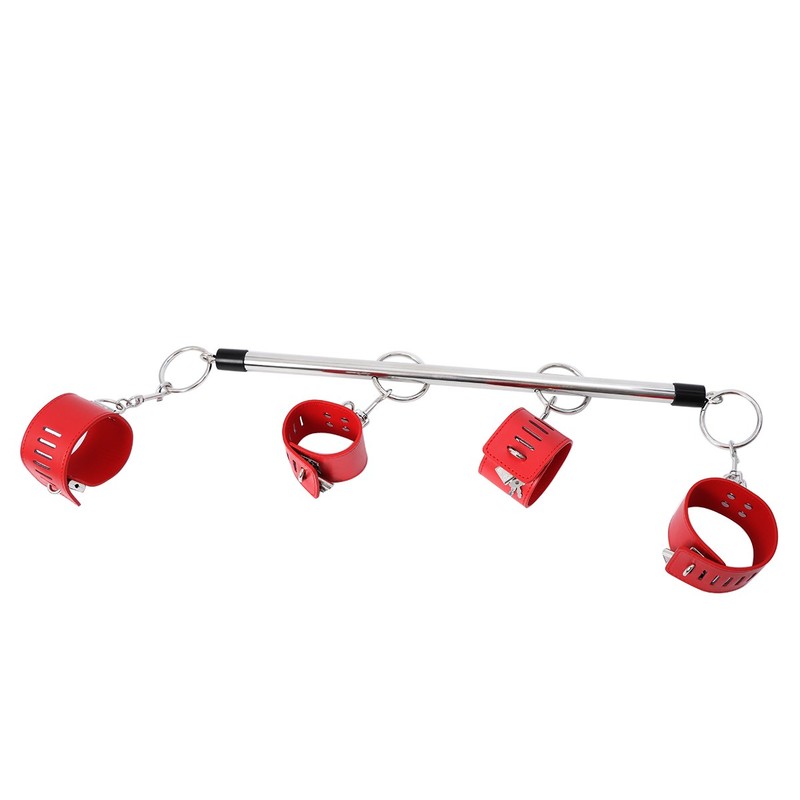 Open Leg Ankle Wrist Detachable Lockable Restraints Adjustable Cosplay Sex Toys gallery