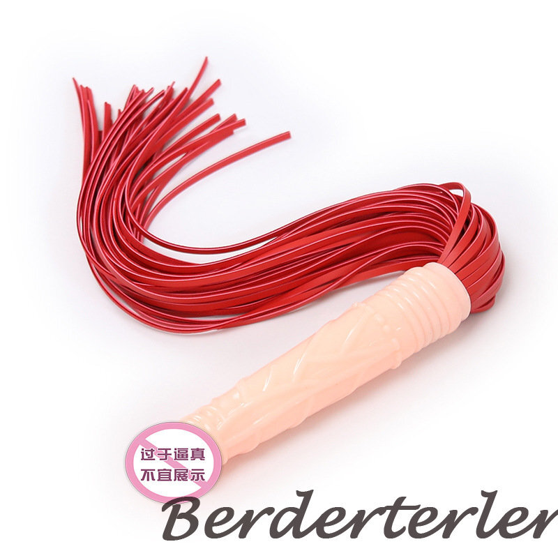 Dildo Whip Torture G-spot Butt Plug Leather Whips Queen Flogger Fetish Sex Toys gallery
