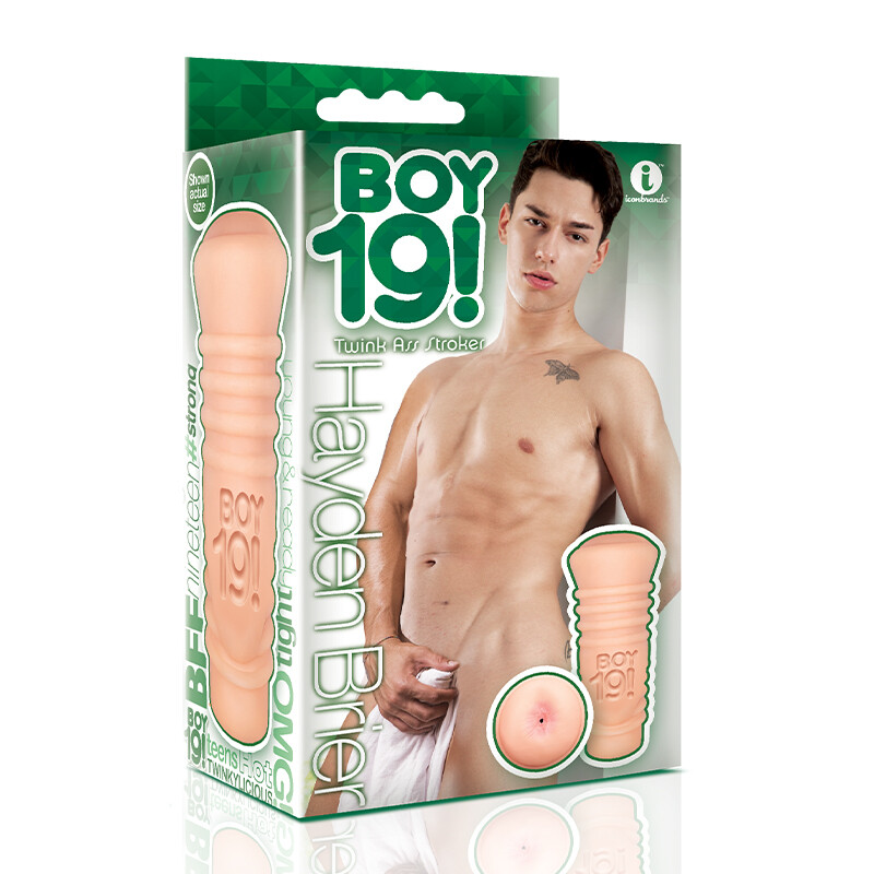 Boy 19! Teen Twink Ass Anal Stroker Hayden Brier male masturbator Adult Sex Toy
