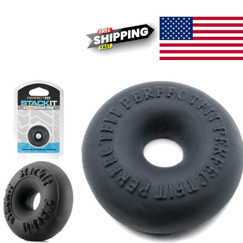 Customizable Black Cock Ring 6 Inches with Stretchy SilaSkin for Enhanced Use