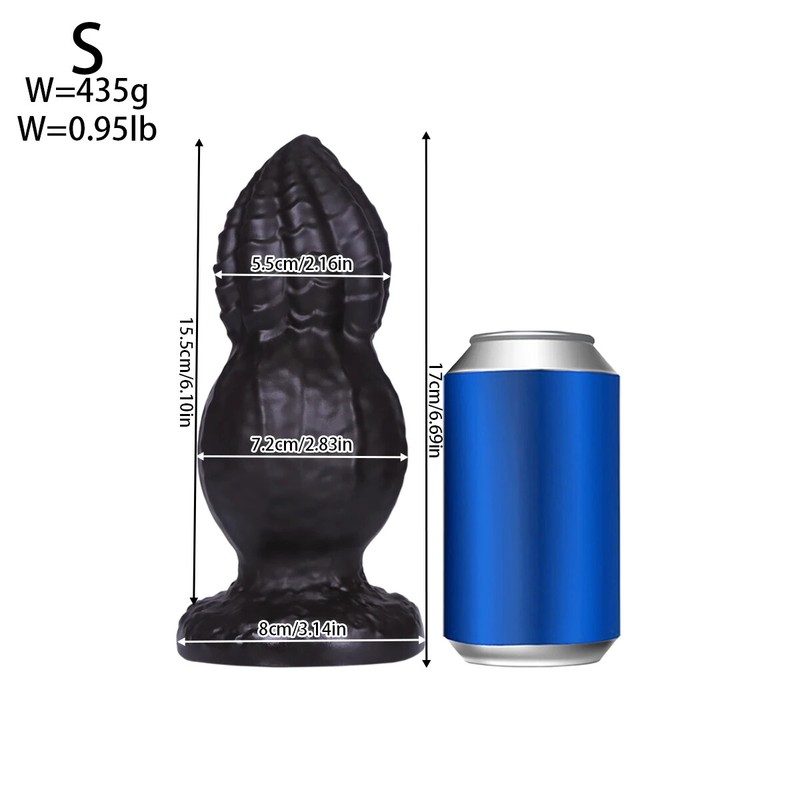 12.5cm Huge Anal Plug Dildo Deep Dilator Stimulator Butt Plug Anal Balls Sex Toy