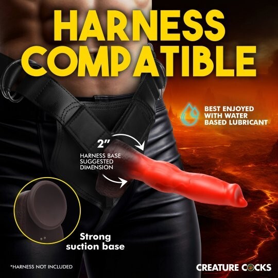 Ramming Hound Thrusting & Vibrating Silicone Dildo gallery
