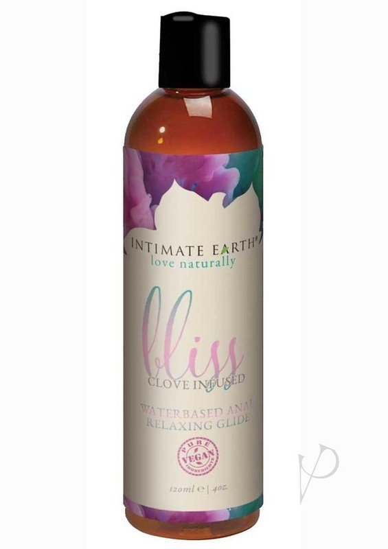 Intimate Earth Bliss Anal Relaxing Water Based Glide Lubricant 4oz