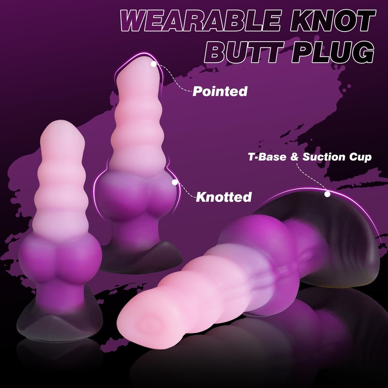 7.2" Butt Plug Anal Plugs with Huge Knot, XL Buttplug Anal Dildo with Strong ... gallery