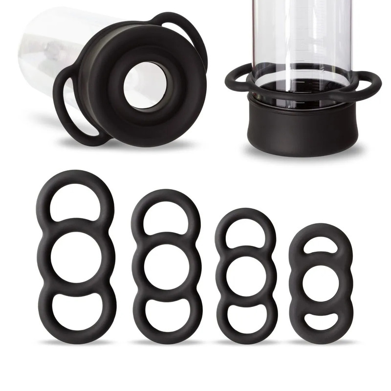 4PCS Cock Ring Adjustable Super Strong Stay Harder Penis Rings Cockring for Men gallery