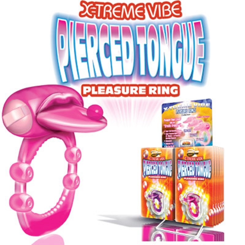 Xtreme Vibrator Pierced Tongue Purple, Adult Couple Naughty Foreplay Sex Toy New