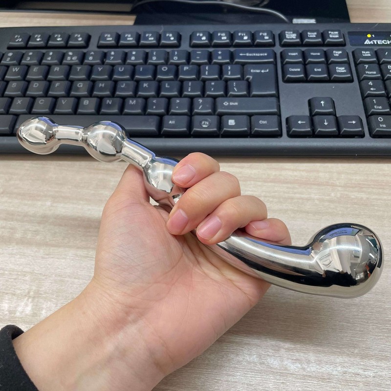 Stainless Steel-Metal-Anal-Butt-Plug-Sex-Toy-Men Women-Prostate-Massager-Dildo