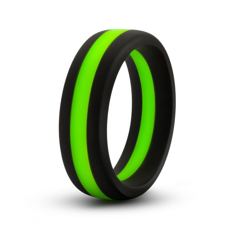 Performance - Silicone Go Pro Cock Ring - Black/green/black gallery