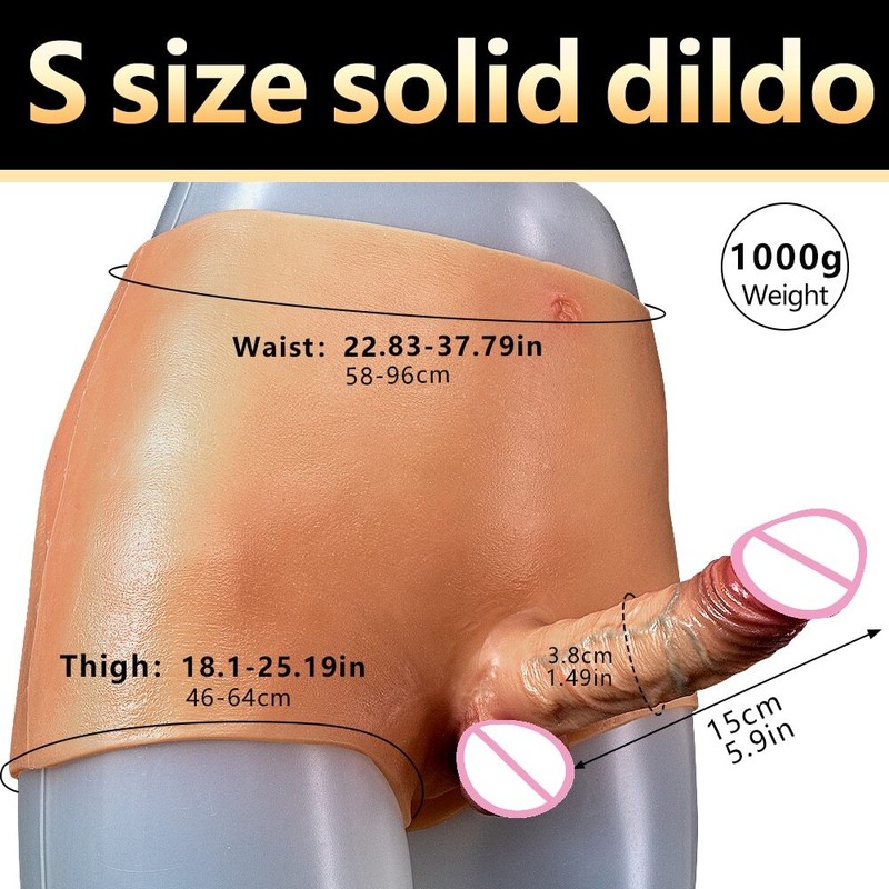 Realistic Penis Panties Solid Strap On Silicone Dildos Soft Penis Pants Lesbian