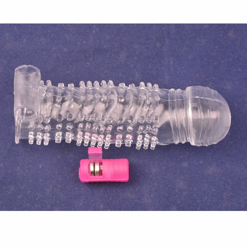 Textured Male Soft Condom Reusable Penis Extender Sleeve Enlarger Extender gallery