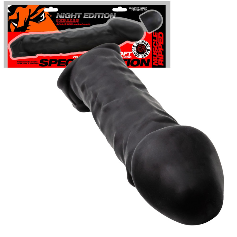 Slim Ribbed Smooth Cocksheath Realistic Male Penis Extender Enlarger Prolong Sex gallery