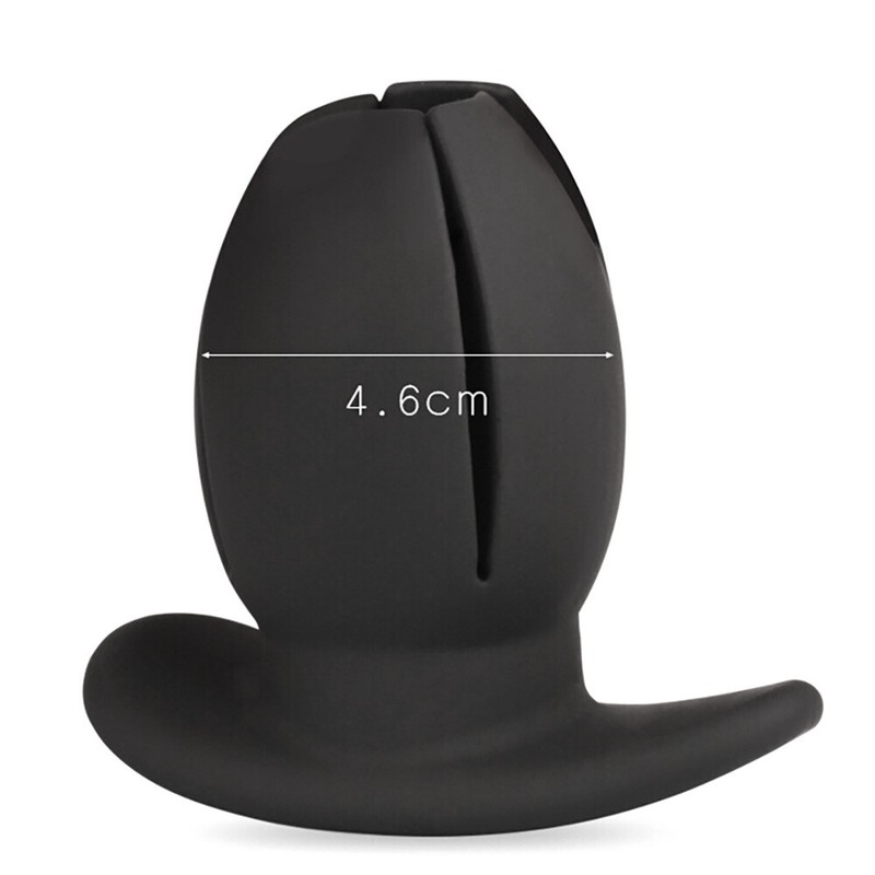 Silicone Hollow Anchor Expanding Butt Plug Dilator Anal Stretching Sex Toy Women gallery