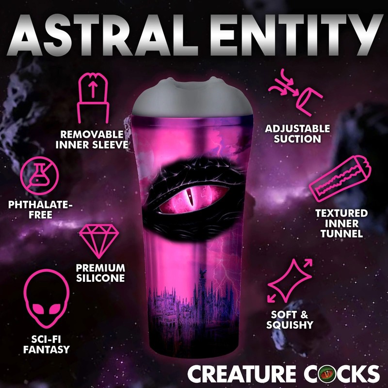 Creature Cocks Predator Creature Stroker Gray - Fantasy Masturbation Sleeve gallery