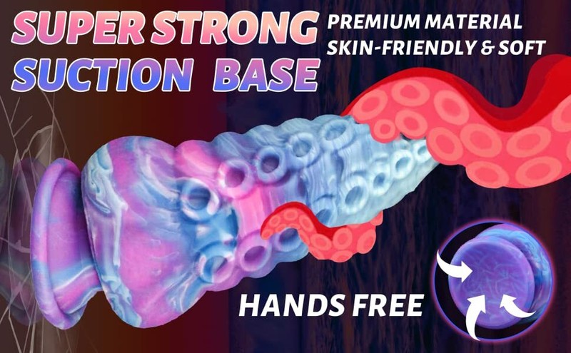 HUGE Tentacle Realistic Dildo Hands-Free Suction Cup Anal Dong Sex Toy for Women gallery