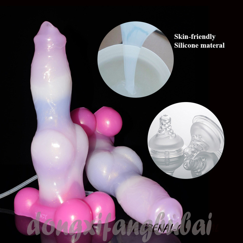 Spray Water Sex Toys Huge Knot Dildos Squirting Function Fake Penis Ejaculating gallery
