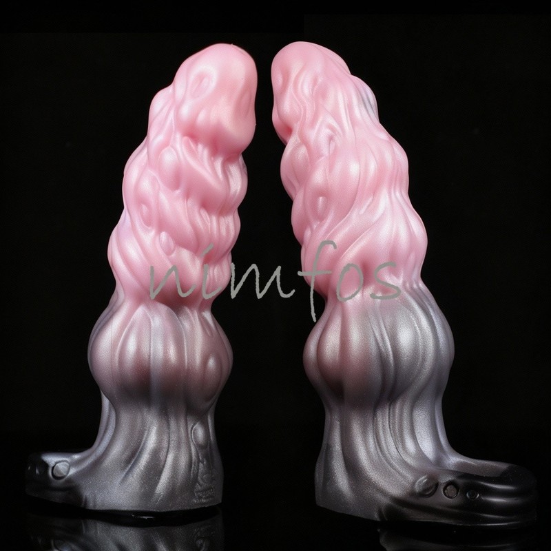 Silicone Penis Sleeve Pink Sex Toys Fantasy Dildo with Cock Ring Enlargement gallery