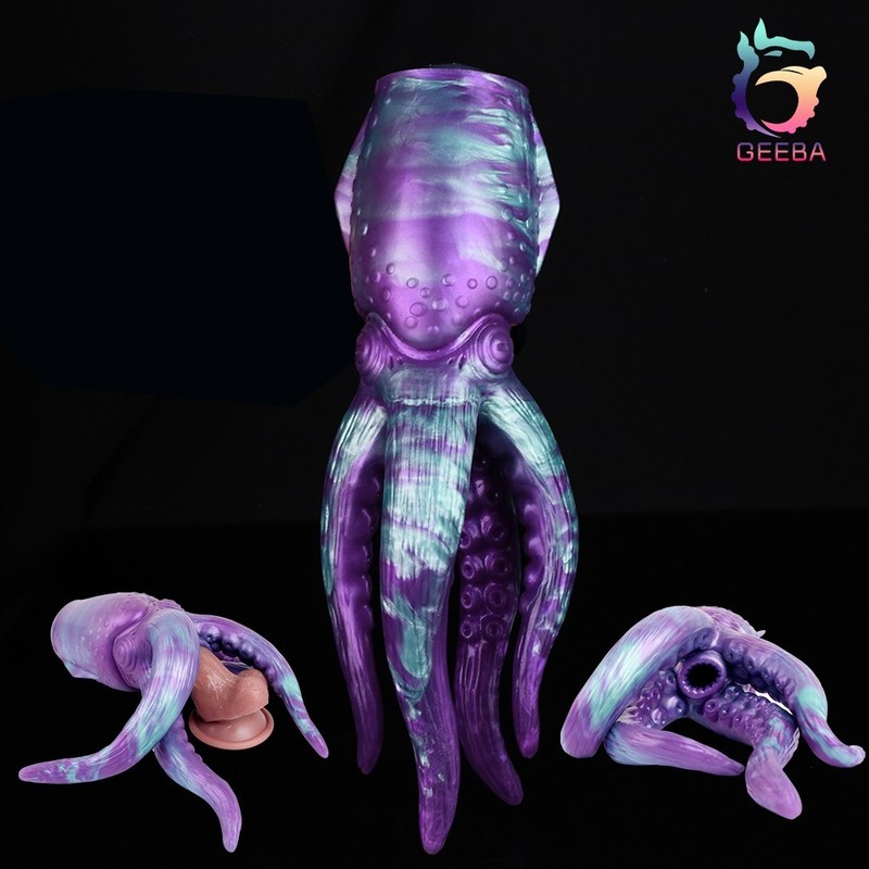 Fantasy Masturbaors Silicone Stroker Single Channel Male Masturbators Octopussy