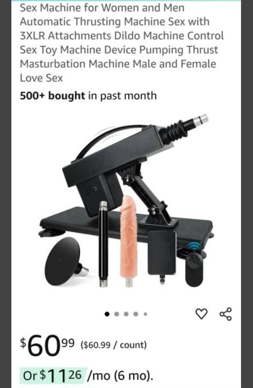 Sex Machine for Women and Men Automatic Thrusting Machine Sex with 3XLR…