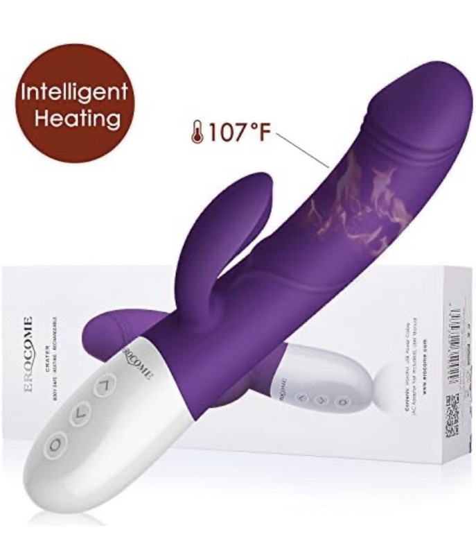 Crater Plus Purple Plus Size Dual Vibration Intelligent Heating
