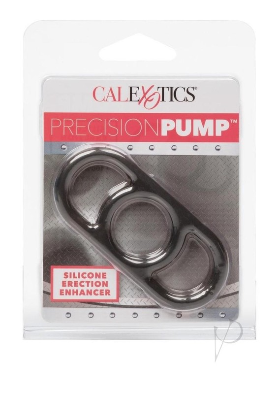 Precision Pump Erection Enhancer Silicone Cock Ring – Smoke