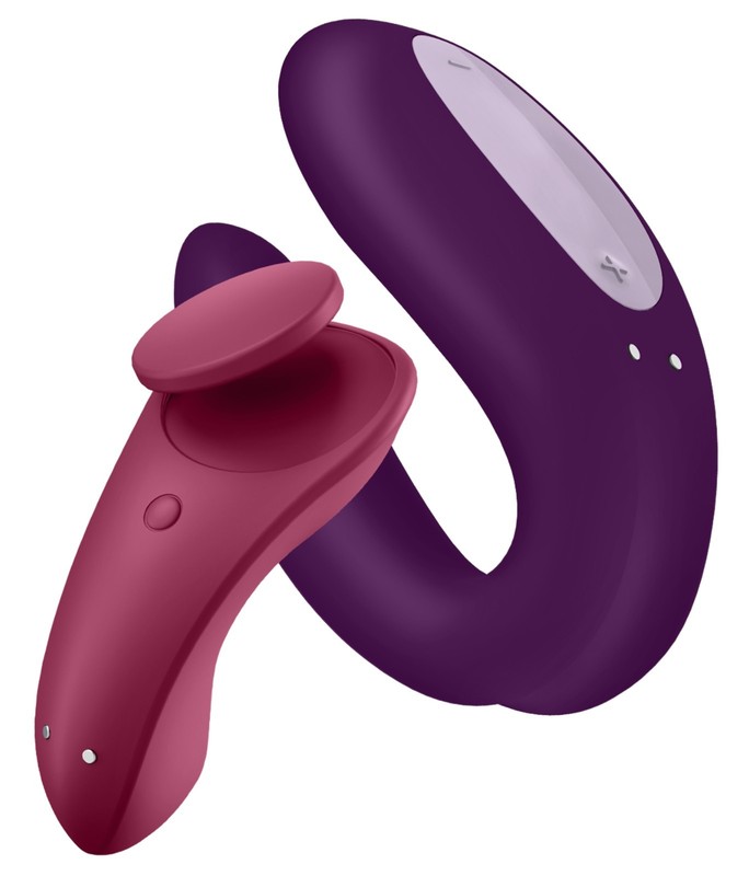 Partner Box 1 - Sexy Secret Plus Double Joy vibrating toy - Violet