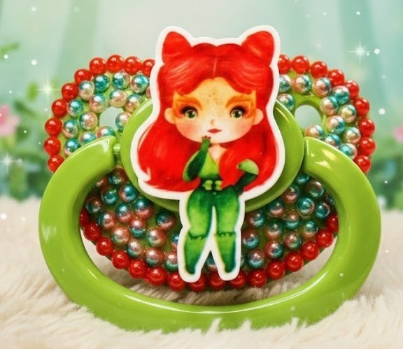 🌿 ✨ Poison Ivy « Nature’s Hug » Little Space Adult Pacifier ✨ 🌿