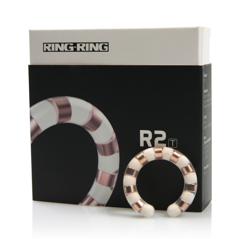 New Power Ring 2T, Magnet Silicone Penis Cock Ring, Impotence, Erection Aid