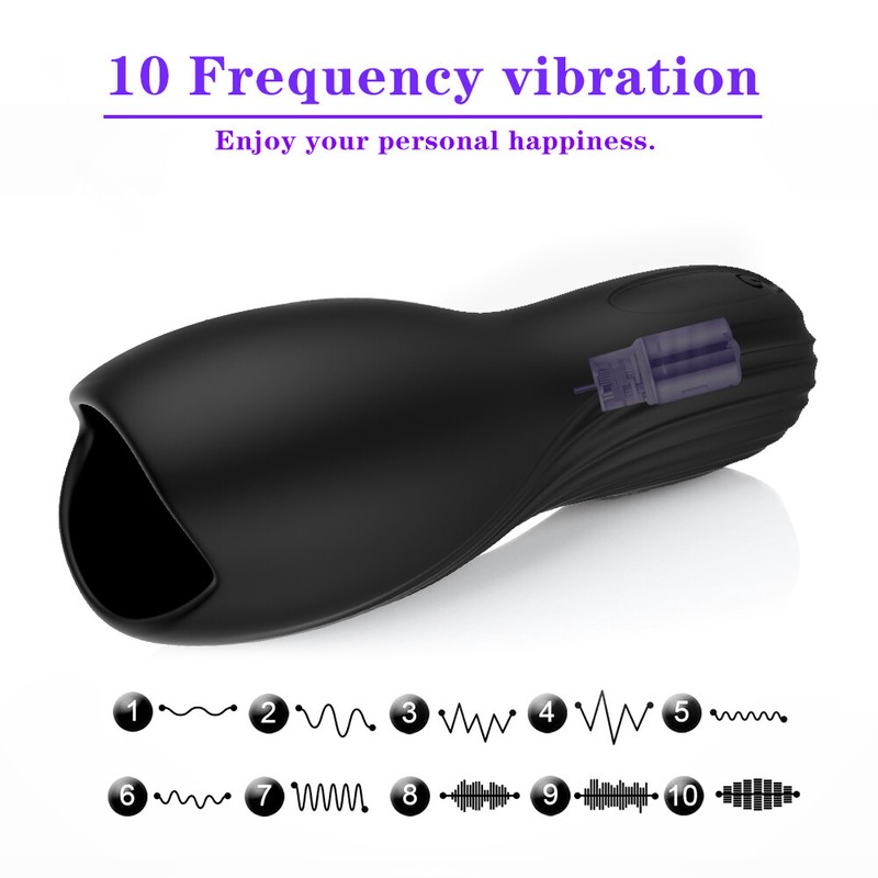 Automatic Oral Sex Blowjob Stroker Masturbater Handsfree Men Masturbator Cup gallery