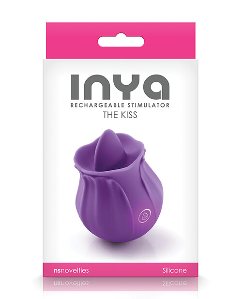 Inya The Kiss Rechargeable Vibe 10 Speeds Purple