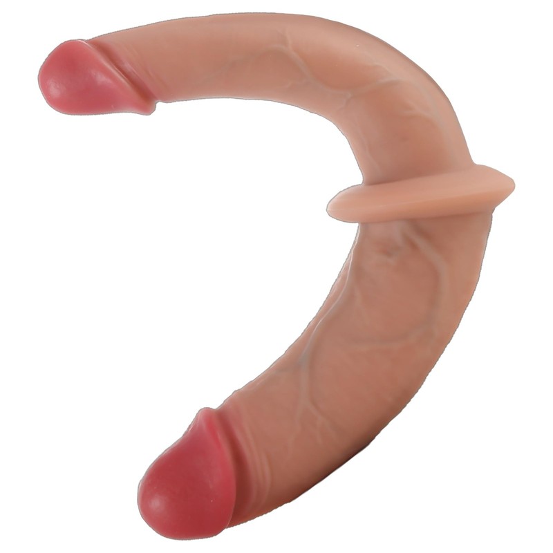 Double Ended Realistic Dildo 12 » Lifelike Soft Double Sided Dildo Dual Heade…