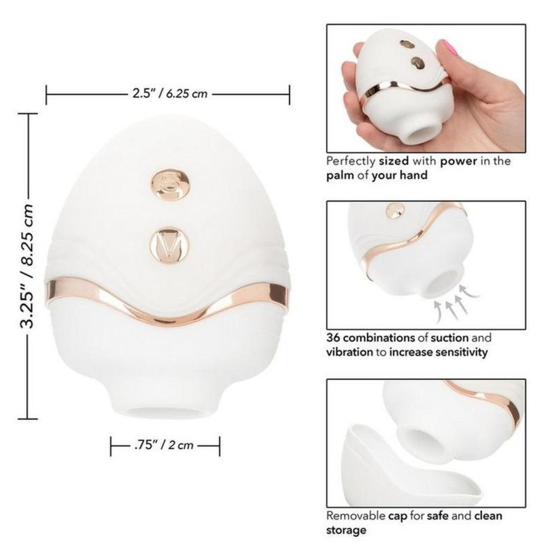 Empowered Smart Pleasure Idol Silicone Rechargeable Clit Suction Stimulator Toy gallery