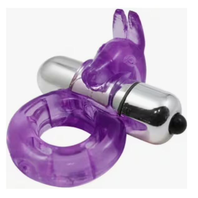 ❤️NEW❤️ Vibrating Bunny Passion Cock Ring Silicone Stimulator. BATTERIES INC.