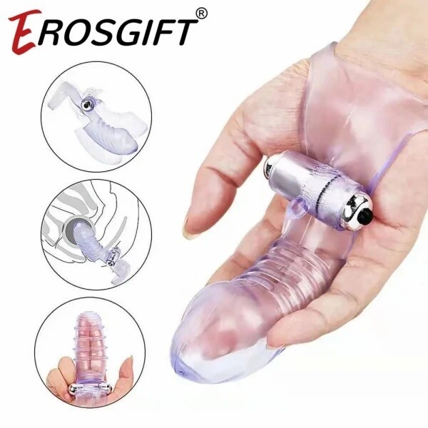 Finger Banger Massager G-spot Vibrator Fingering toys for Women With Nipple Clam