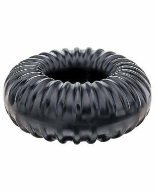 Perfect Fit Ribbed Ring Cock Ring Black gallery