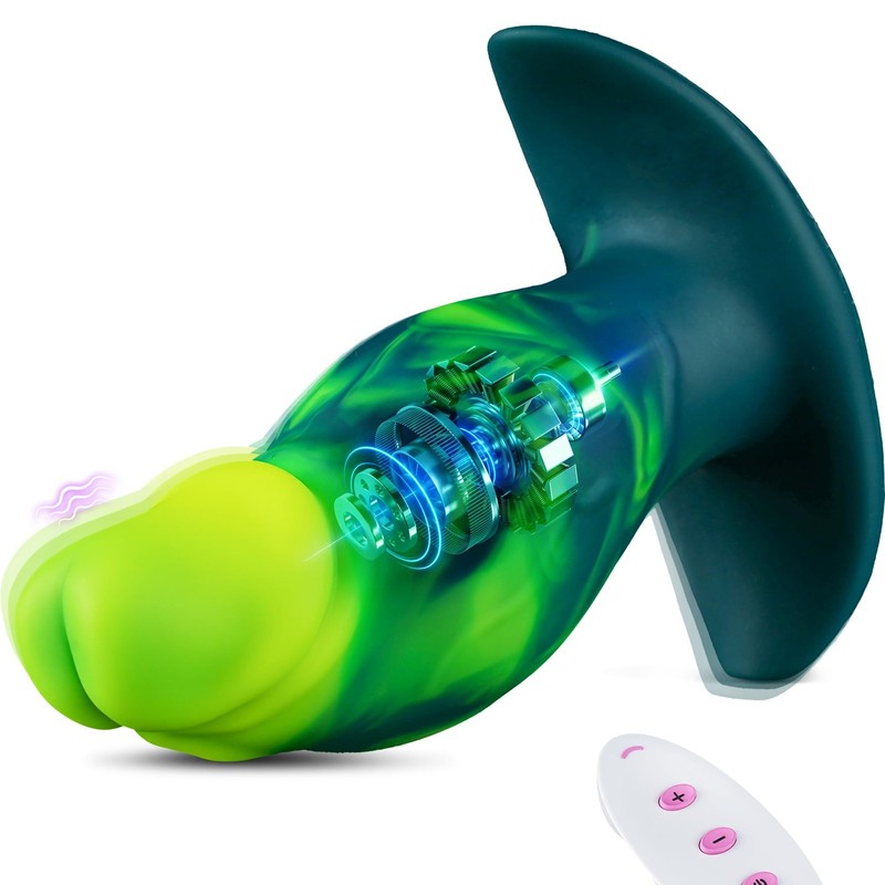 6.5" Vibrating Butt Plug Large Buttplug, Vibrating Anal Plug Prostate Massage...