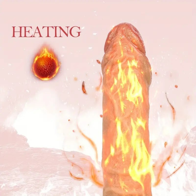 Heating Thrusting Dildo Vibrator Remote HandsFree Gun Machine Sex Toys for Women gallery