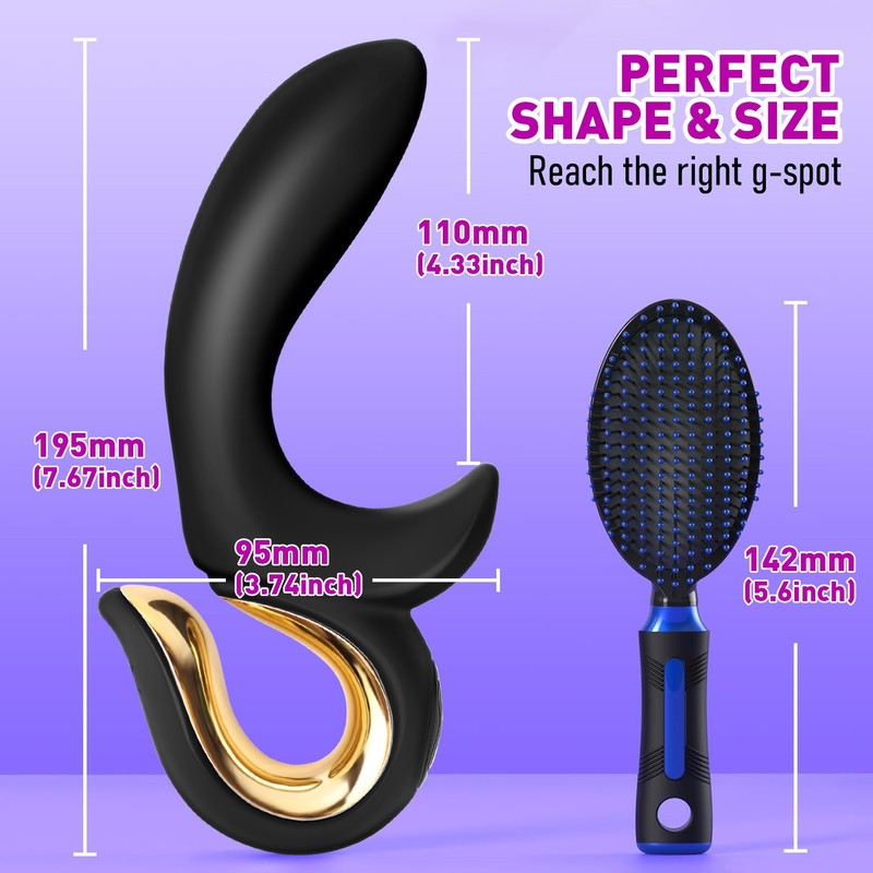 Strong Vibrating Dildo G-spot Stimulator Massager Women Vibrator Sex Toys US gallery