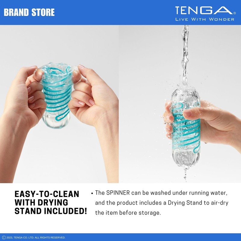 TENGA SPINNER Reusable Spiral-Motion Male Masturbator/Stroker NIB NWT gallery