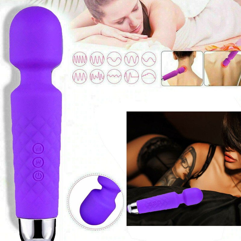 Multispeed Handheld Massager Vibrating Massage Full Body Cordless Therapy Motor gallery