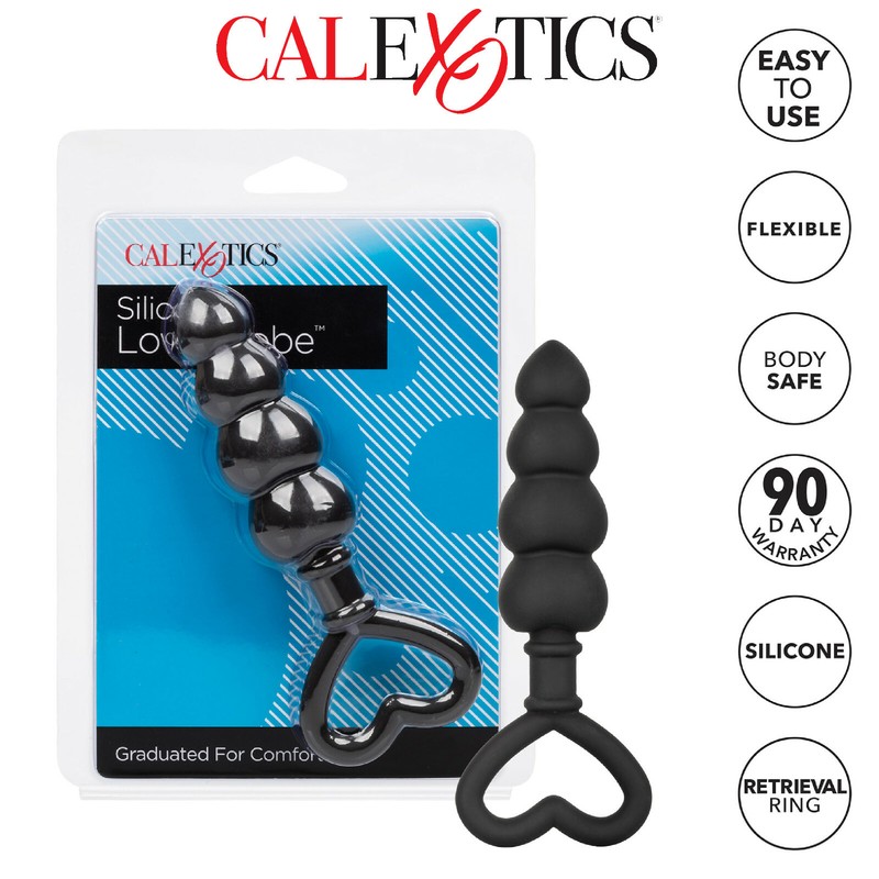 CalExotics Flex Silicone Love Easy Probe Anal Plug Anal Cap Gradual Easy