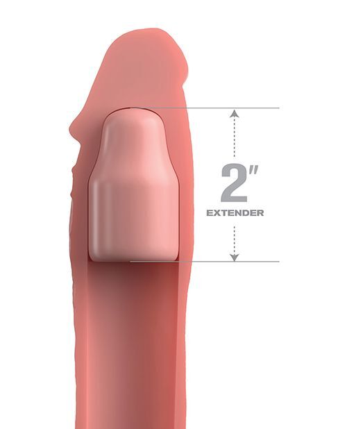 Fantasy X-Tensions Elite 6" Silicone penis-sleeve Extension with Strap & 2" gallery