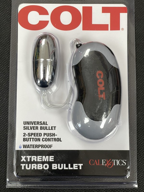 COLT – Xtreme Turbo Silver Bullet Egg Clitoral / Anal Vibe Vibrator Sex Toy NEW