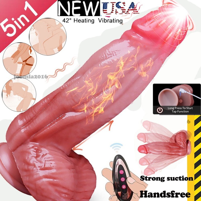 Realistic Thick Big Dildo Thrusting Vibrator Heating G-spot Sex Toys for Women gallery