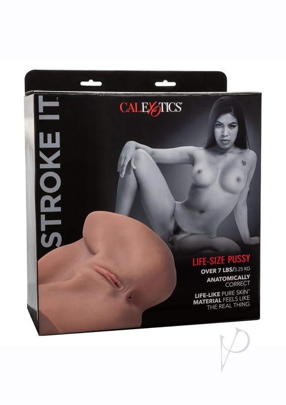 Stroke It Life-Size Pussy Masturbator – Chocolate