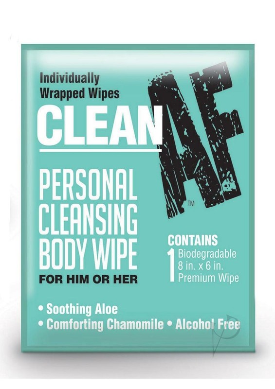 Biodegradable Soothing Personal Cleansing Body Wipes Alcohol-free with Chamomile