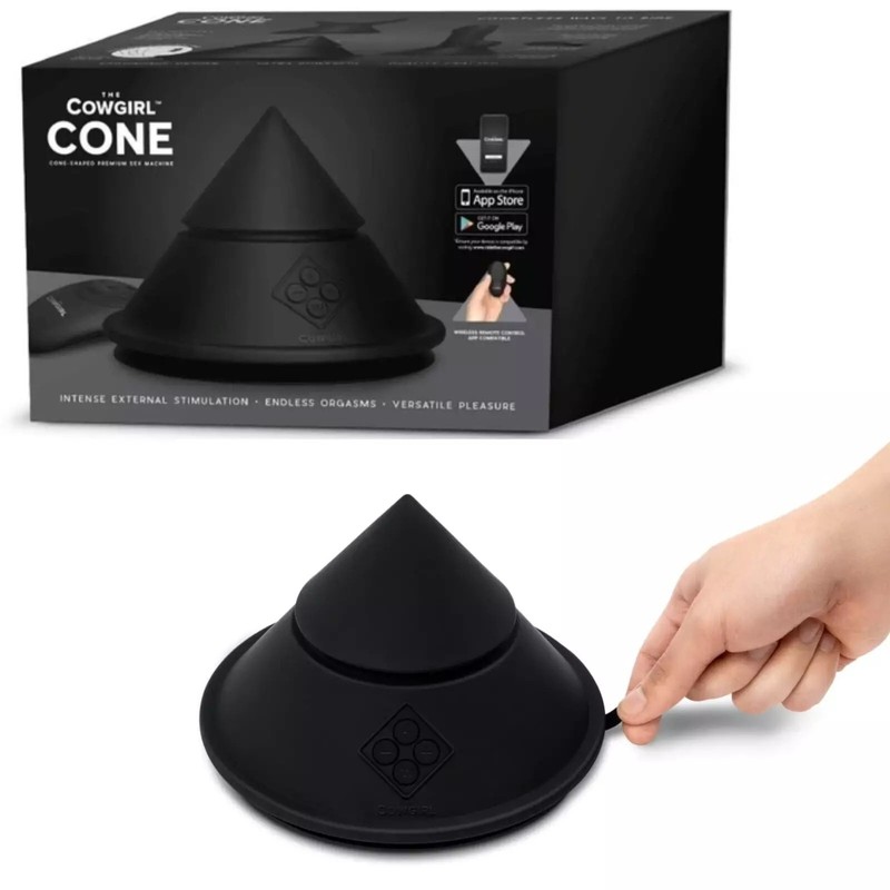 Remote App Controlled Premium Silicone Sex Machine Vibrating Stimulator Sex Toy gallery