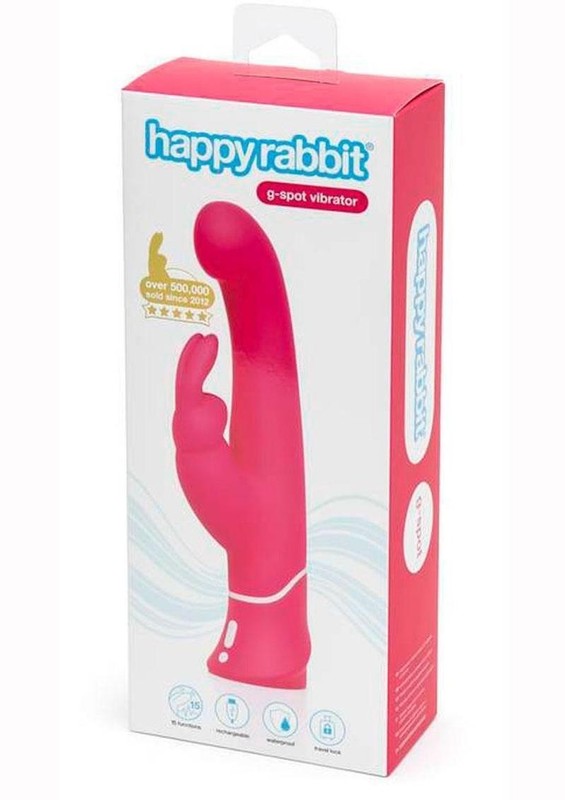 Happy Rabbit G-Spot Silicone Rabbit Vibrator – Pink